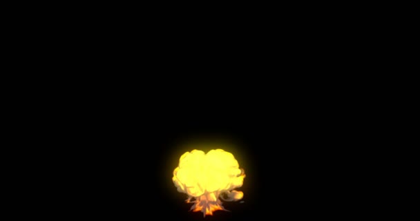 Giant real nuke explosion — Stock Video