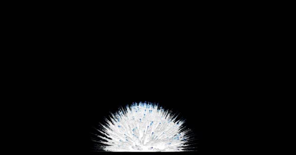 2d fumée de dessin animé grande explosion 