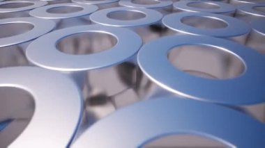 Yeni teknoloji Makro bir metal rende vurdu. Closeup