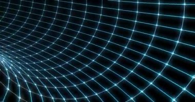 3D render soyut Dikişsiz arka plan ilmekledi animasyon Neon tünel