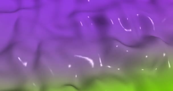 Ζωντανή μπογιά κυματιστή επιφάνεια κορυφή προβολή ρεαλιστική βίντεο — Αρχείο Βίντεο