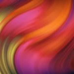 Multicolor lighting smears footage