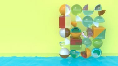 3d minimal tasarım Modern tasarım sunumlar için en iyisi. Minimalist kapak görüntüsü