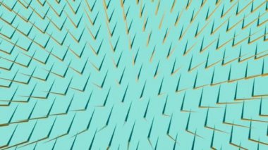 Minimalist kapak görüntüsü Mavi üzerinde sarı piramitler