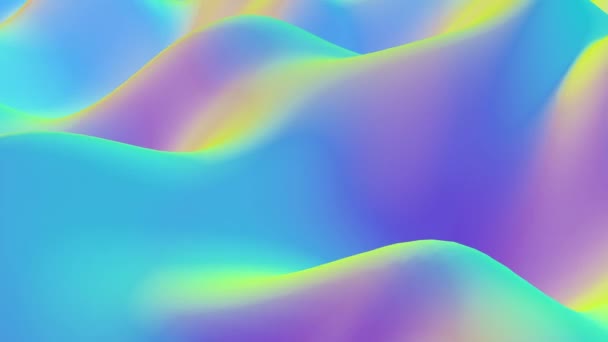 Holographic waves Fluid Rainbow Gradient Prism Waves. Seamlessly looping  animated background. — Stock Video © zozu #395205386
