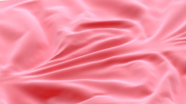 Tecido de seda vermelha Tecido artístico imagens de capa minimalista — Vídeo de Stock