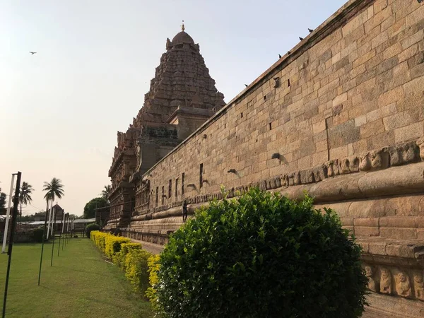 印度泰米尔纳德邦Gangaikonda Cholapuram Brihadeeswarar寺庙 — 图库照片