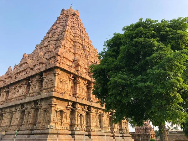 印度泰米尔纳德邦Gangaikonda Cholapuram Brihadeeswarar寺庙 — 图库照片