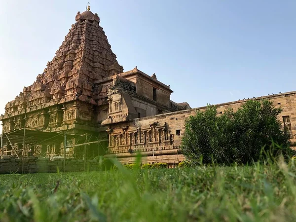 印度泰米尔纳德邦Gangaikonda Cholapuram Brihadeeswarar寺庙 — 图库照片