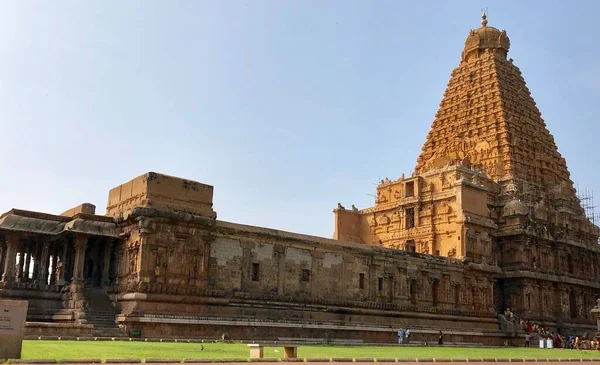 Templo Brihadeeswarar Thanjavur Tamil Nadu Este Templo Hindú Construido Estilo — Foto de Stock