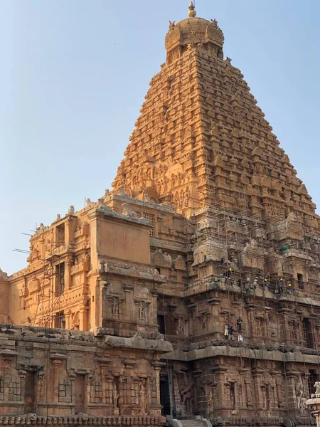 Brihadeeswarar Tempel Thanjavur Tamil Nadu Dies Ist Der Hinduistische Tempel — Stockfoto