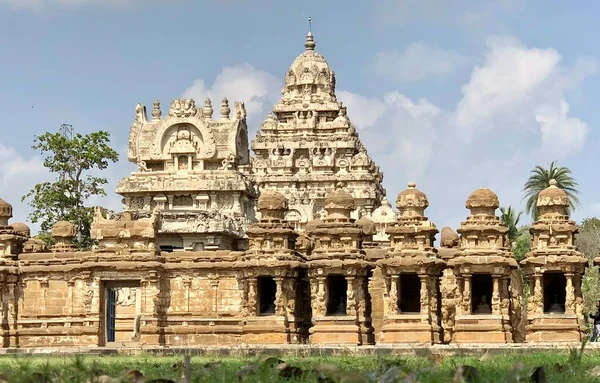 Kanchi Kailasanathar Templet Kancheepuram Det Äldsta Byggnaderna Som Byggdes Narasimhavarman — Stockfoto