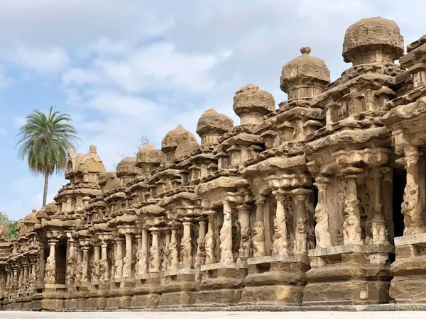 Tempio Kanchi Kailasanathar Kancheepuram Tratta Una Delle Più Antiche Strutture — Foto Stock