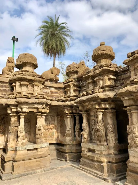 Der Kanchi Kailasanathar Tempel Kancheepuram Ist Eines Der Ältesten Gebäude — Stockfoto