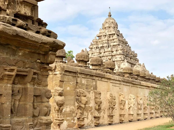 Der Kanchi Kailasanathar Tempel Kancheepuram Ist Eines Der Ältesten Gebäude — Stockfoto