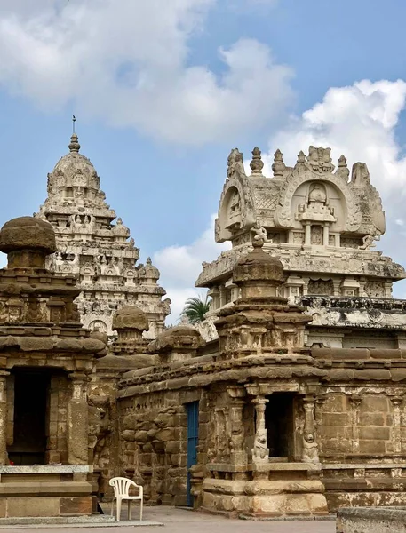 Kanchi Kailasanathar Temple Kancheepuram One Oldest Structure Built Narasimhavarman 700Ad — Stock Photo, Image