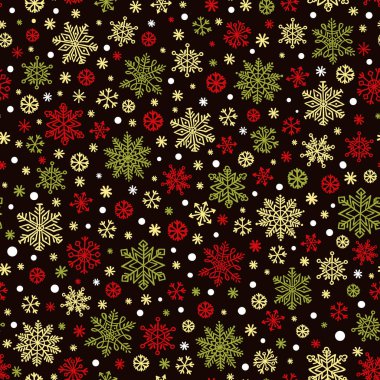 Kar tanesi elle çizilmiş 