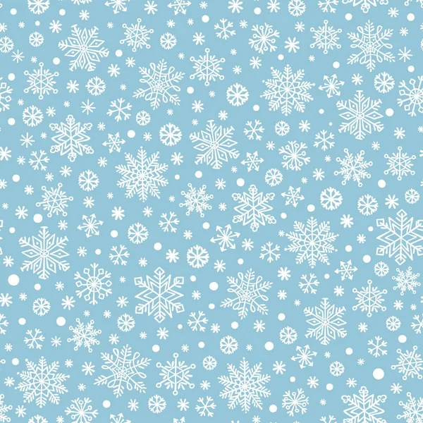 Flocon de neige dessiné main — Image vectorielle