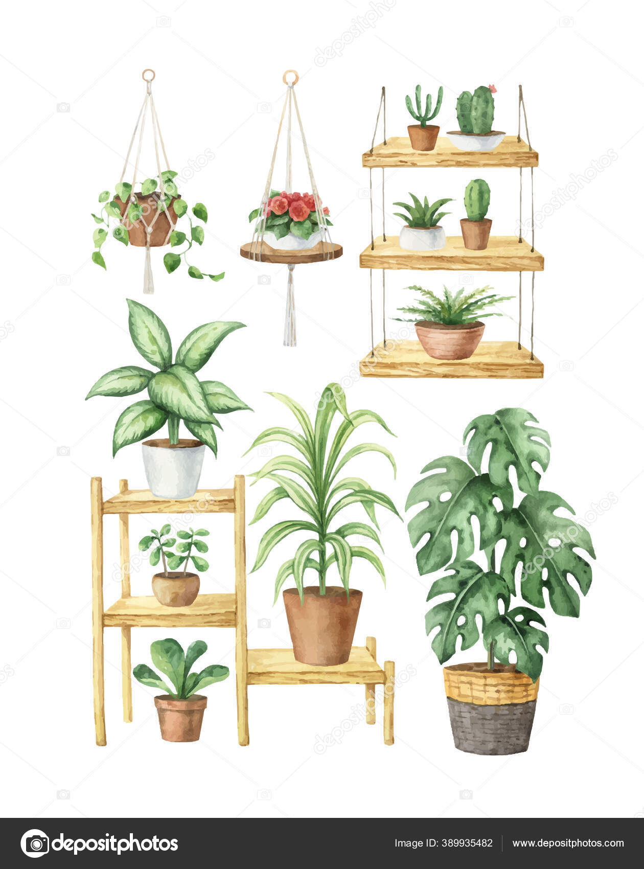Watercolor Vector Aesthetic Room Decor And Indoor Plants Vector Image By C Elenamedvedeva Vector Stock 389935482 Download in under 30 seconds. https depositphotos com 389935482 stock illustration watercolor vector aesthetic room decor html
