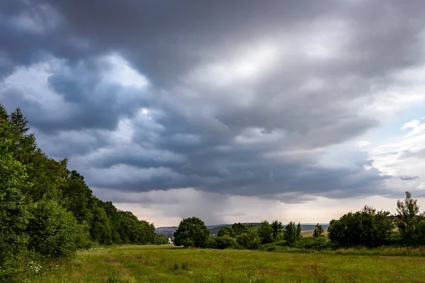 Dramatischer Himmel Mit Wolken Vor Sturm Naturfotografie — Stockfoto