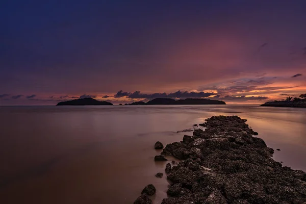 Sunset overt the ocean — Stock Photo, Image