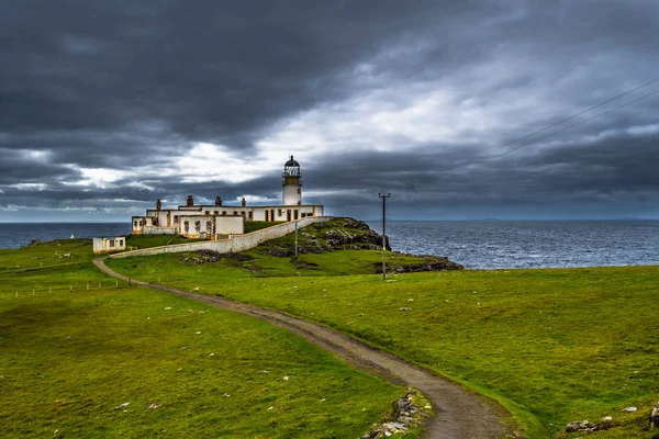 Iskoçya Skye Adası Sahilinde Neist Noktası Feneri — Stok fotoğraf