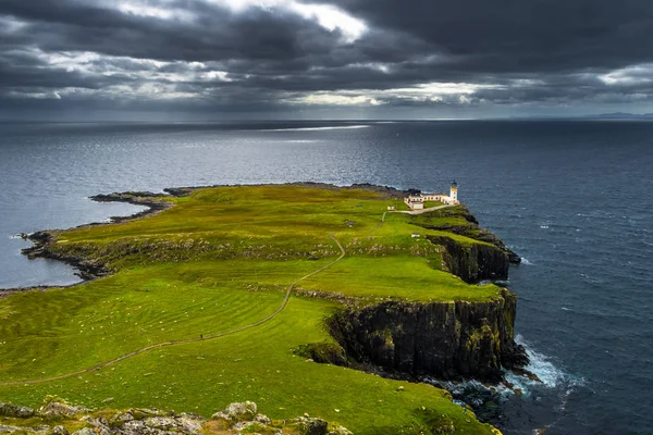 Iskoçya Skye Adası Sahilinde Neist Noktası Feneri — Stok fotoğraf