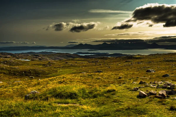 View Applecross Pass Scenic Landscape Isle Skye Scotland — Stock Photo, Image