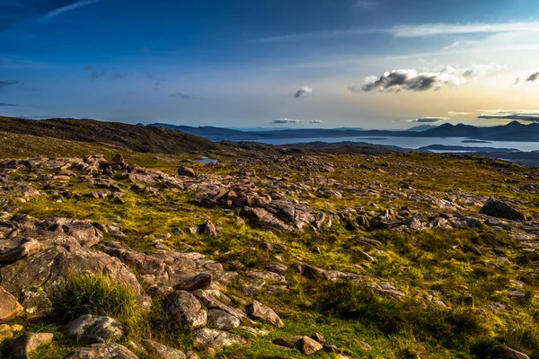 View Applecross Pass Scenic Landscape Isle Skye Scotland — стоковое фото