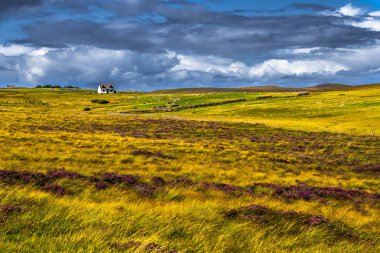 Lonesome Farm at Achnahaird köyü Brae Iskoçya Achnahaird Plajı yakınında