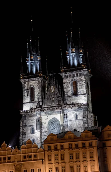 Old Town Square Church Our Lady Prague Czech Republic — Stock Photo, Image