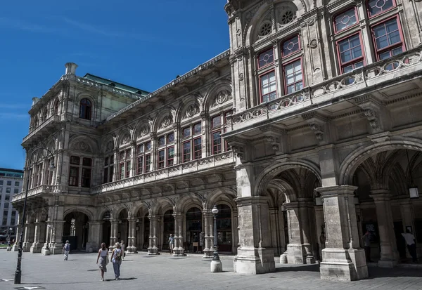 Vista Lateral Ópera Estatal Viena Austria — Foto de Stock