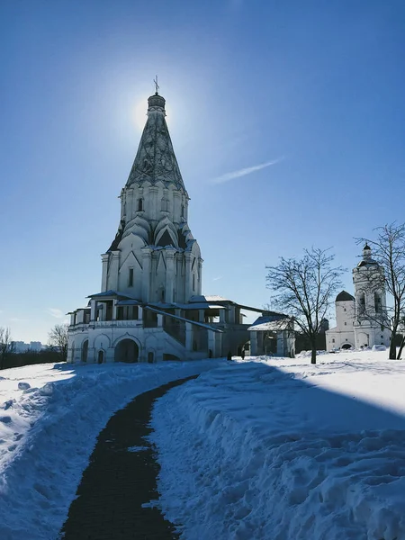 Winter Park Kolomenskoye — Stock Photo, Image