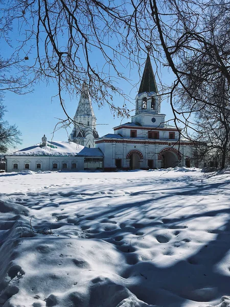 Invierno Parque Kolomenskoye — Foto de Stock