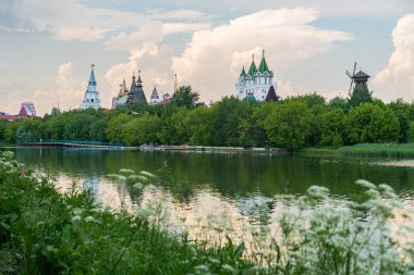Izmailovsky Kremlin yazın Moskova 'da