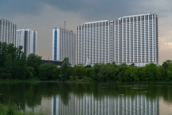 Ismailowo Hotels Moskau Der Nähe Partisanskaja Sommer 2020 Metrostation — Stockfoto