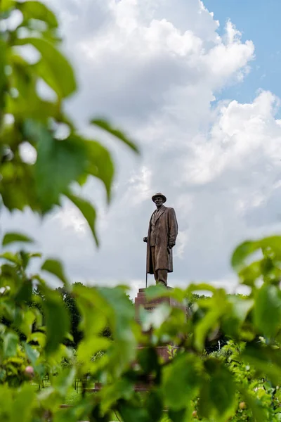 Monument Voor Wetenschapper Michurin Vdnkh Park Moskou Zomer 2020 — Stockfoto