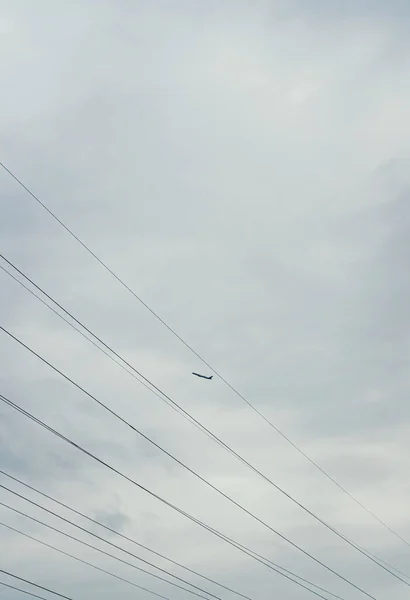 Vliegtuig Lucht Boven Een Woongebouw — Stockfoto