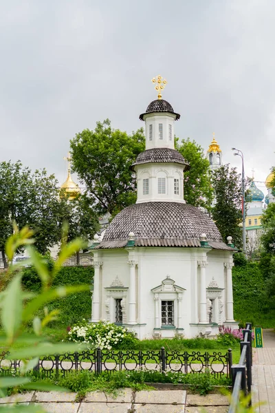 Trinity Sergius Lavra Sergiev Posad Zomer Een Bewolkte Dag — Stockfoto