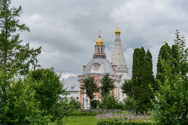 Літо Триніті Сергія Лавра Сергієвому Посаді Похмурий День — стокове фото