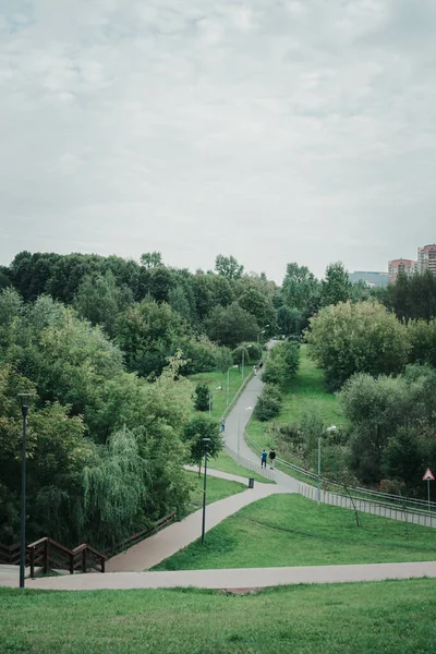 Парк Москве Лет Октября Летом — стоковое фото