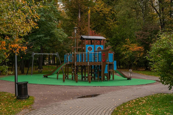 Spielplatz Ismailowski Park Moskau Herbst 2020 — Stockfoto