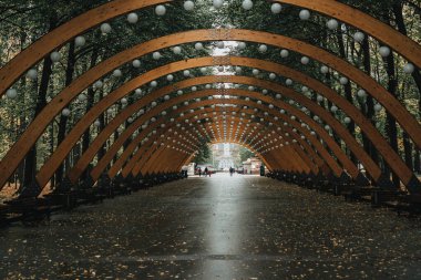 2020 sonbaharında Moskova 'daki Sokolniki parkı