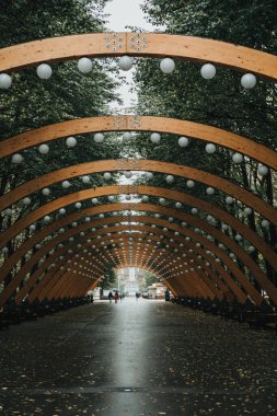 2020 sonbaharında Moskova 'daki Sokolniki parkı