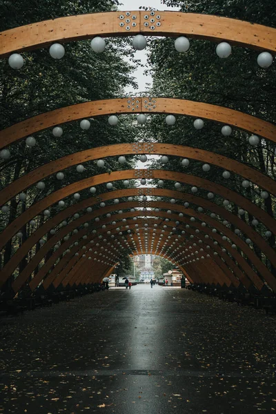 Park Sokolniki Moskvě Podzim Roku 2020 — Stock fotografie