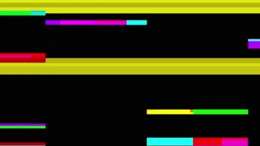 Dijital piksel gürültü arızası efekti.