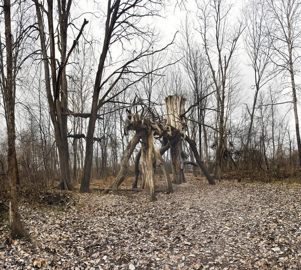 Pagan Temple Nikola Lenivets Archstoyanie National Park Ugra Russia — Stock Photo, Image