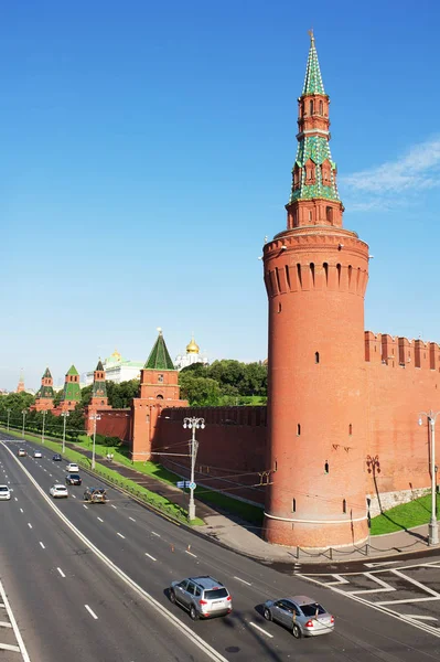 Torre Beklemishevskaya Wiev Kremlin Embankment Moscou Rússia — Fotografia de Stock