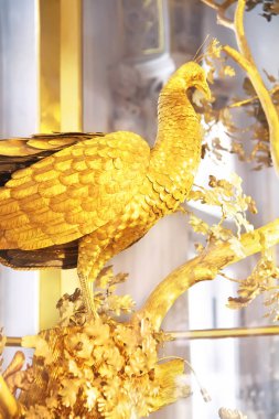 The Peacock Clock. The State Hermitage Museum. Saint Petersburg, Russia. April 23, 2016