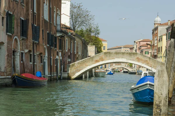 Італія Венеції Венеціанське Канал — стокове фото